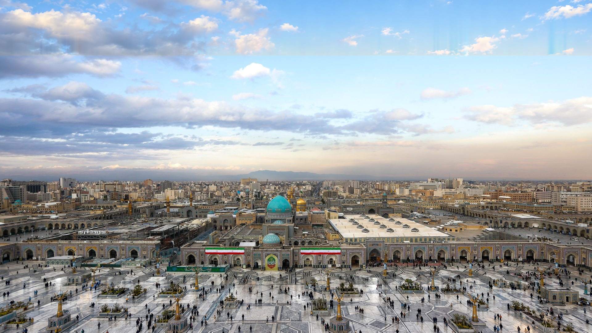 نمای هوایی مجموعه حرم امام رضا(ع)