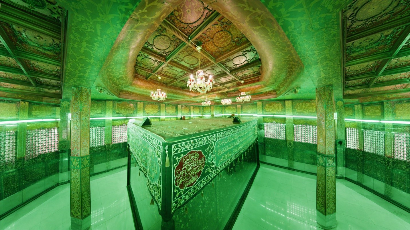 قبر اصلی امام حسین (ع) کجای حرم است؟