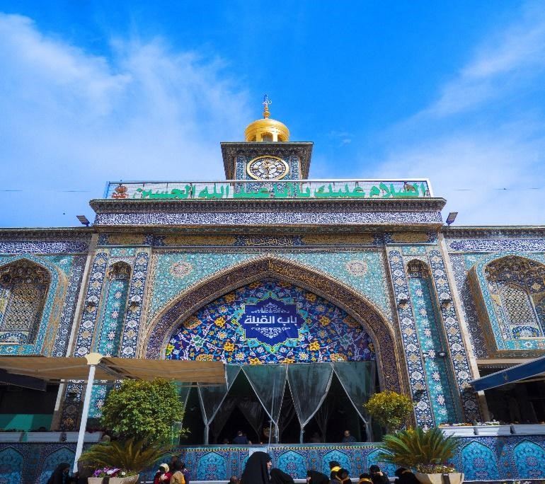 ورودی باب القبله حرم امام حسین