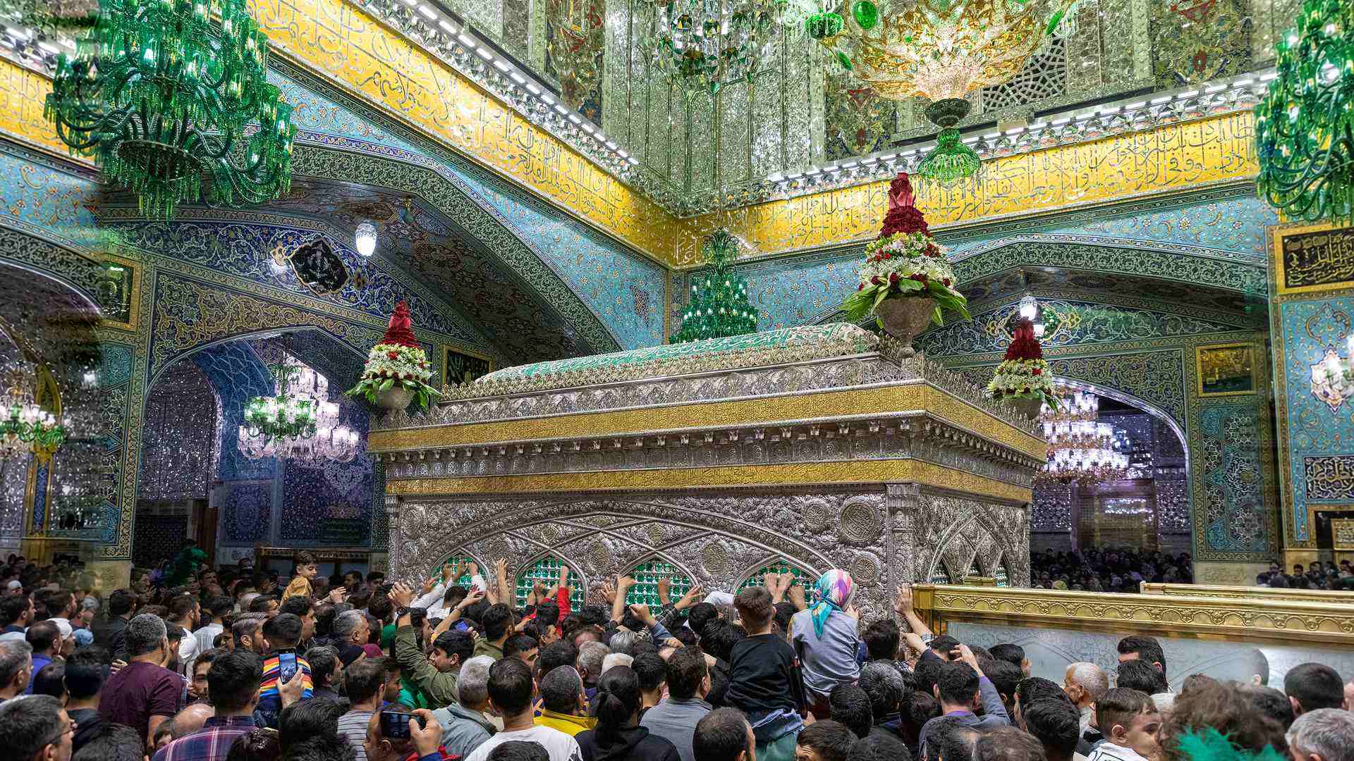 ضریح و روضه منوره حرم امام رضا(ع)